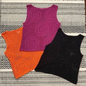 Crocheted Tops